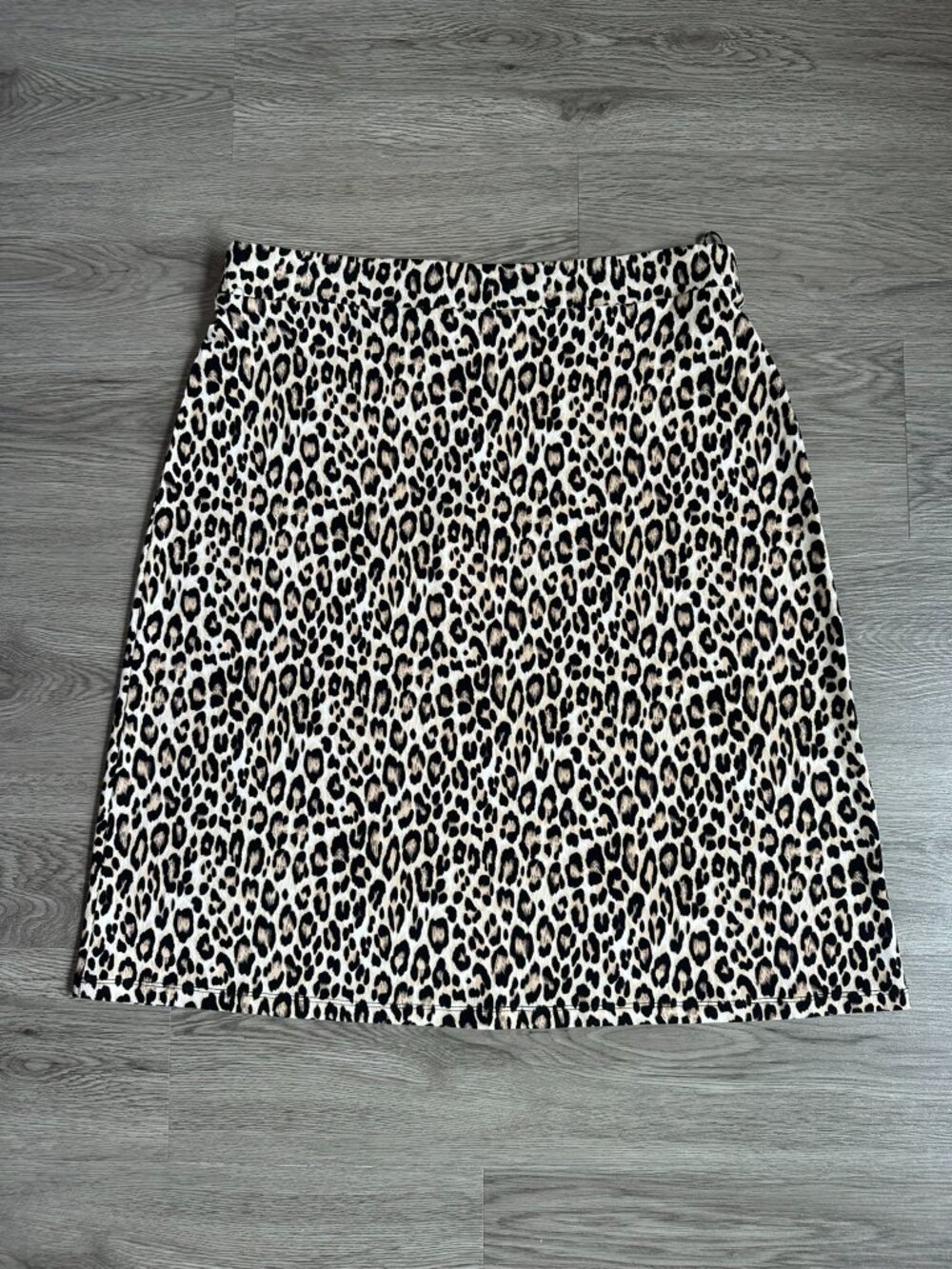 NEW Philosophy A-Line Skirt - Beige Leopard Print - Medium